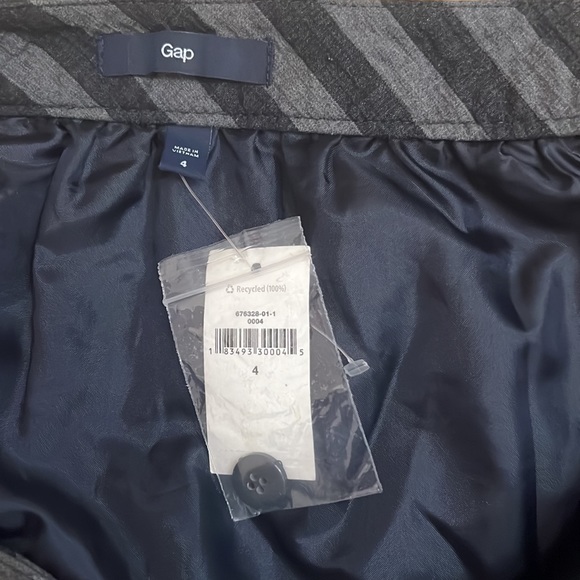 GAP Stripes Cotton Mini Skirt Mid-rise - Picture 7 of 8